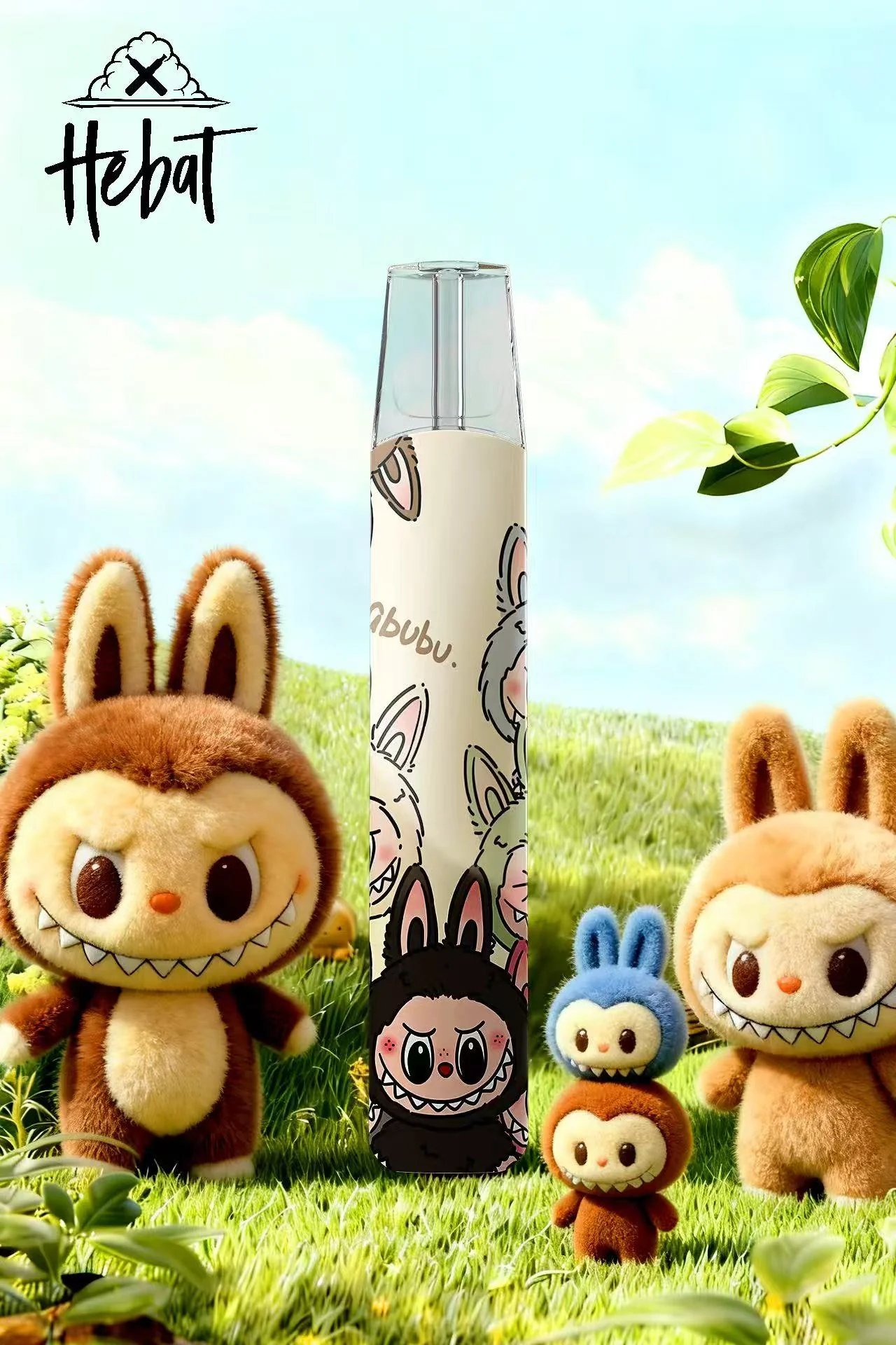 Hebat 喜貝 Labubu 聯名主機 潮流公仔高顏值必收 8.5W穩定輸出 金屬細膩觸感 完美適配一代通用規格 380mAh大電量 Type-C 快充 台灣現貨:圖片 2
