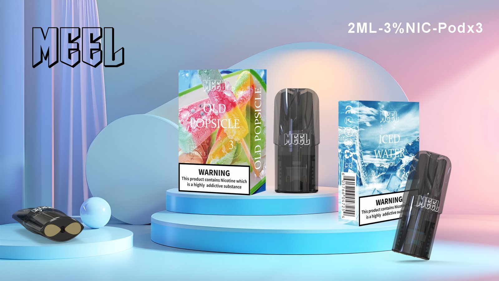 MEEL 一代通用煙彈 匠心系列 2ml 巨量裝 x 升級陶瓷霧化芯 3%尼古丁鹽黃金比例 完美適配 RELX/ SP2S/ILIA 台灣現貨秒發:圖片 4