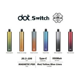 DOT 佩特里一代升級款 550mAh 電力天花板 黑金暗黑防刮塗層 Type-C 快充與終極防漏結構 穩壓輸出不燒焦 專用煙彈 台灣現貨秒發