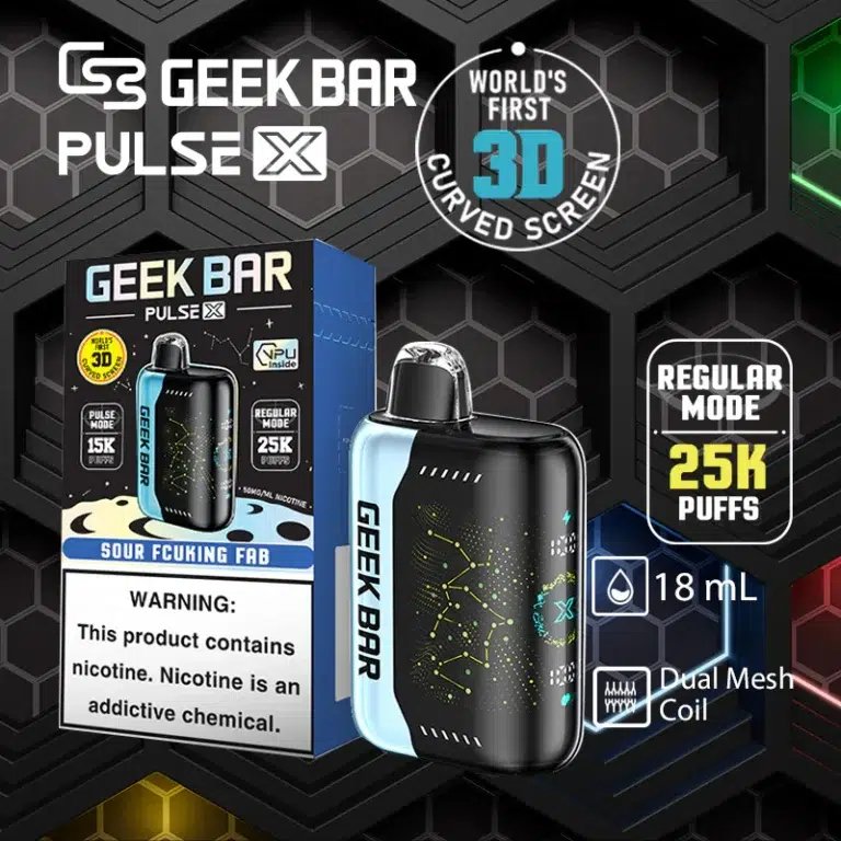 【買5贈1】GEEK BAR 星空系列 25000口拋棄式機皇 首創「3D 曲面全螢幕」視覺炸裂 18ml 巨量裝 5%尼古丁鹽強勁擊喉 台灣現貨:圖片 2