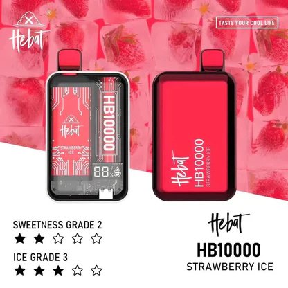 Hebat 喜貝 10000抛棄式 大容量長效穩定輸出 全新 LED 螢幕顯示技術 支援 Type-C 快充 極致濃郁多口味解析 全台現貨速發:圖片 3