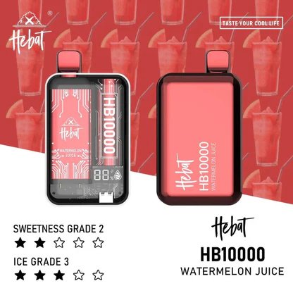 Hebat 喜貝 10000抛棄式 大容量長效穩定輸出 全新 LED 螢幕顯示技術 支援 Type-C 快充 極致濃郁多口味解析 全台現貨速發:圖片 4