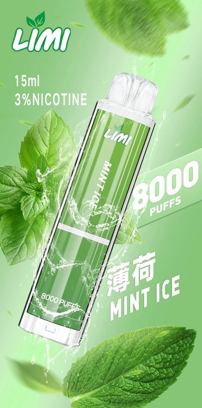 LIMI 8000拋棄式主機 15ml 儲油量續航天花板 3% 尼古丁鹽順滑擊喉 吸氣感應發光燈條 可充電式設計 台灣現貨秒發不用等:圖片 2