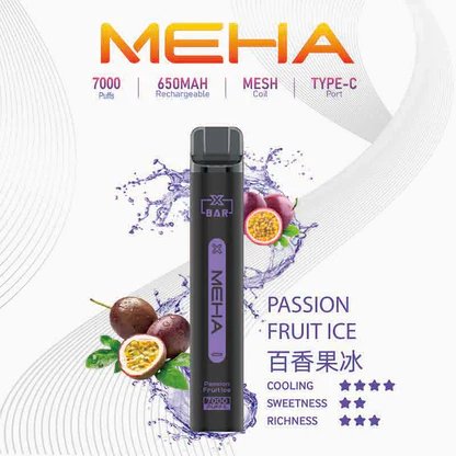 魅嗨小黑條 MEHA XBAR 7000抛棄式 Mesh芯爆發力強 3%丁鹽黃金配方 極強冰感體驗 650mAh大電量可充電長效續航 台灣現貨:圖片 14