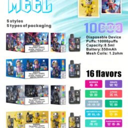 Meel Boost 麻將系列 10000抛棄式主機 極限Boost噴射模式 Mesh 雙網芯細緻口感 強效霧化防焦味 550mAh長效電力 台灣現貨秒發