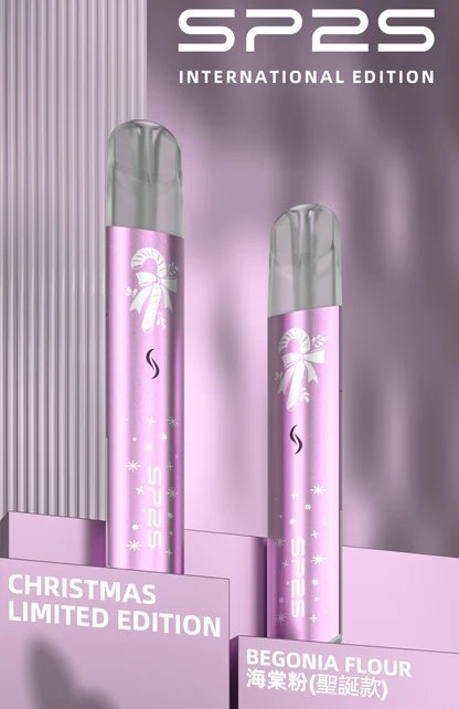 SP2S 聖誕限定 國際版主機 奢華「鹿頭雪花立體浮雕」工藝 幻彩LED呼吸燈 Type-C 閃充 一代煙彈完美兼容 台灣現貨秒發免等:圖片 3
